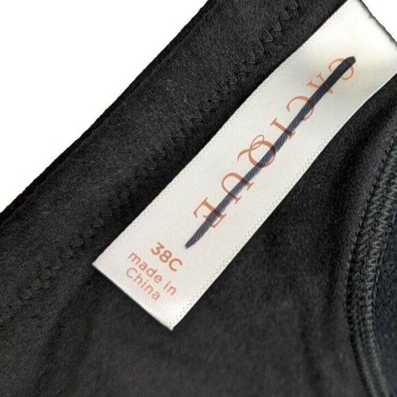 Lane Bryant Cacique Bra Intuition Full Coverage Lined Black Size 38C - Picture 3 of 6